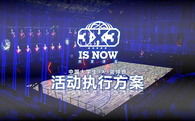 中国大学生3X3篮球赛活动策划执行方案109页PPT